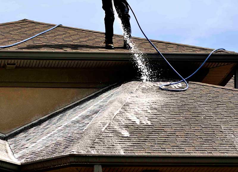 Roof Washing example 3